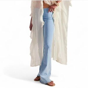 FREE PEOPLE We The Free CRVY Infinite Stretch Pull-On Flare Jeans {Small}